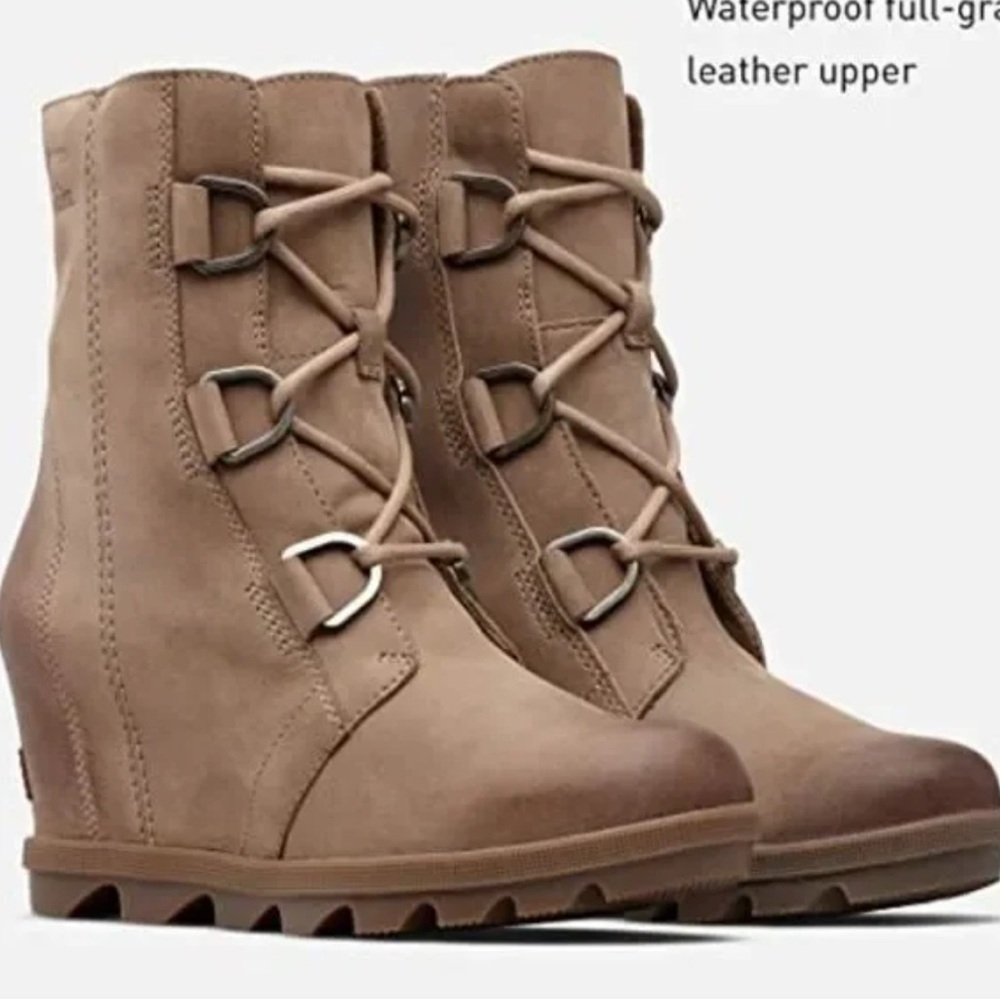 Sorel Joan of Arctic Wedge II Boots, Ash Brown, Women's Size 7